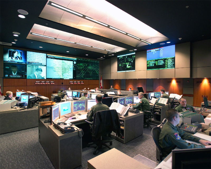 Imagen: Cuartel general del NORAD. Wikimedia Commons